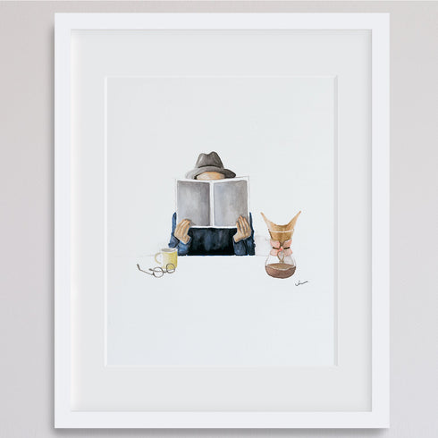 MORNING COFFEE ARCHIVAL GICLEE ART PRINT